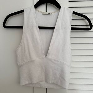 Aritzia Wilfred Free Top in White (Size Small)